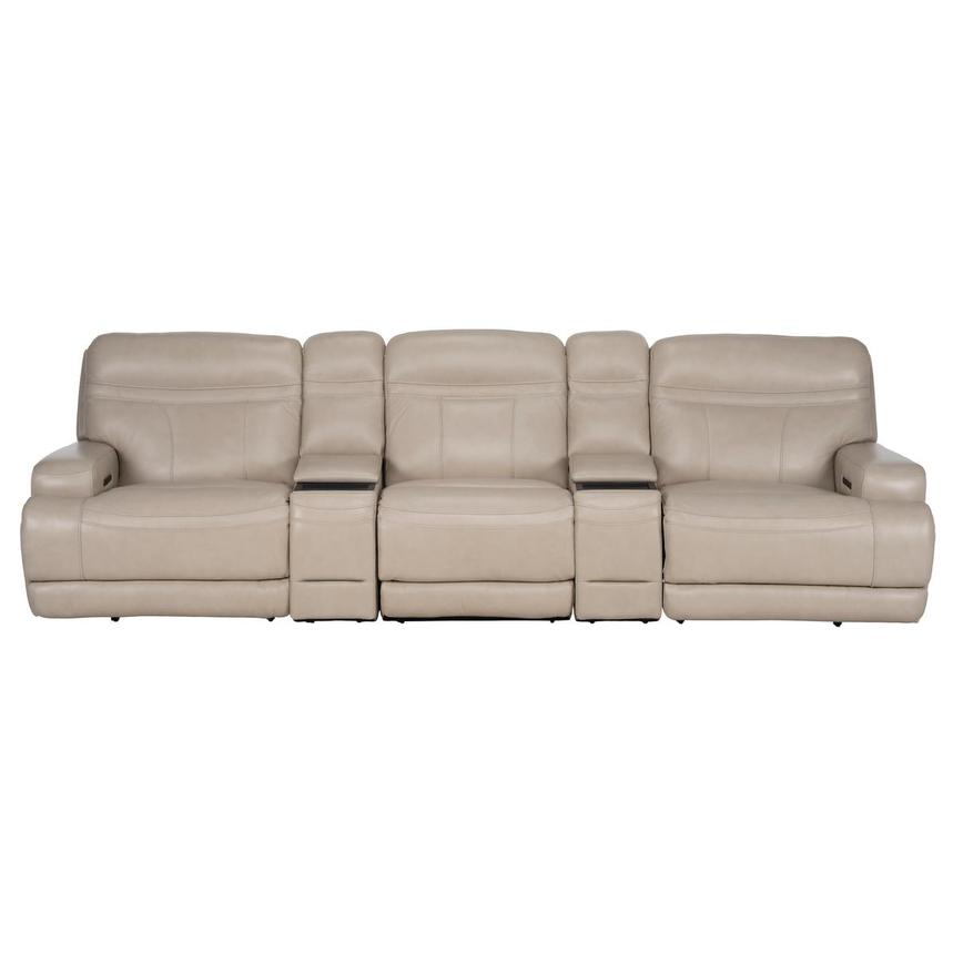 Scottsdale Home Theater Leather Seating with 5PCS/3PWR El Dorado Furniture