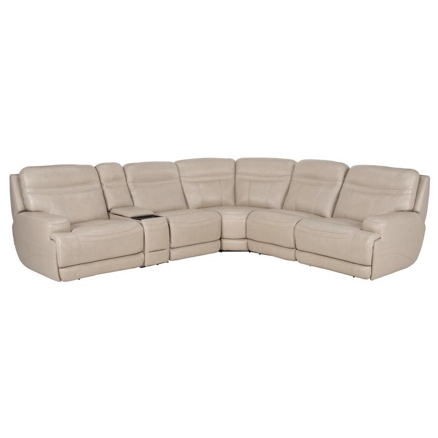 Scottsdale Leather Power Reclining Sectional with 6PCS/2PWR  main image, 1 of 14 images.