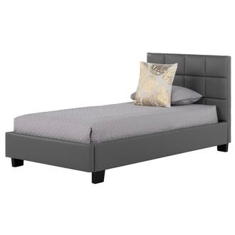 Raven Gray Twin Storage Bed