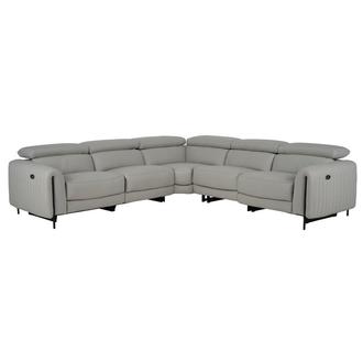 Marcelo Leather Power Reclining Sectional with 5PCS/2PWR