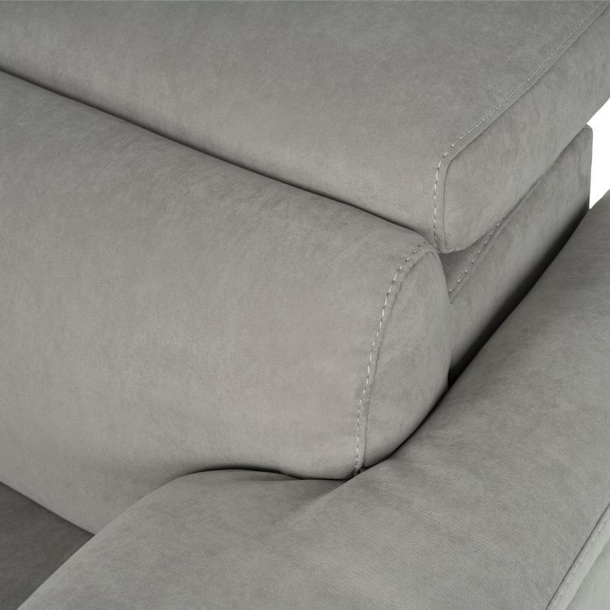 Karly Light Gray Power Reclining Sectional with 7PCS/3PWR alternate image, 9 of 12 images.