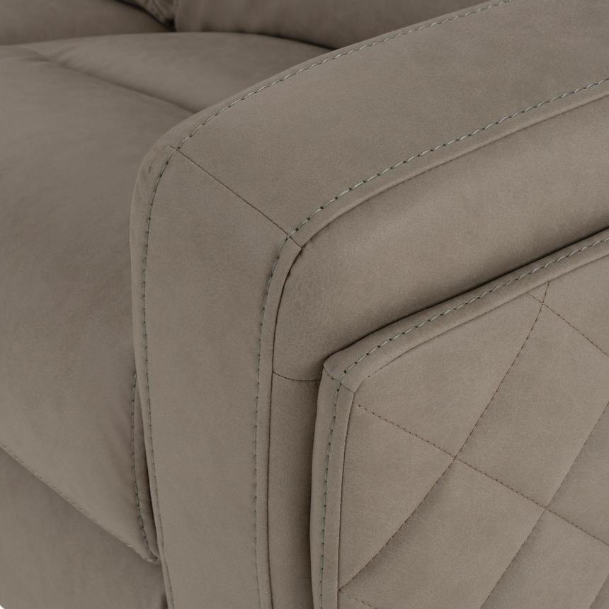 Kim Taupe Power Reclining Sectional with 4PCS/2PWR  alternate image, 6 of 7 images.
