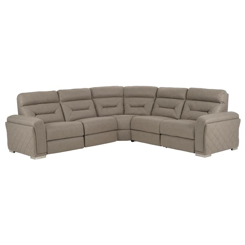 Kim Taupe Power Reclining Sectional with 5PCS/2PWR  main image, 1 of 7 images.