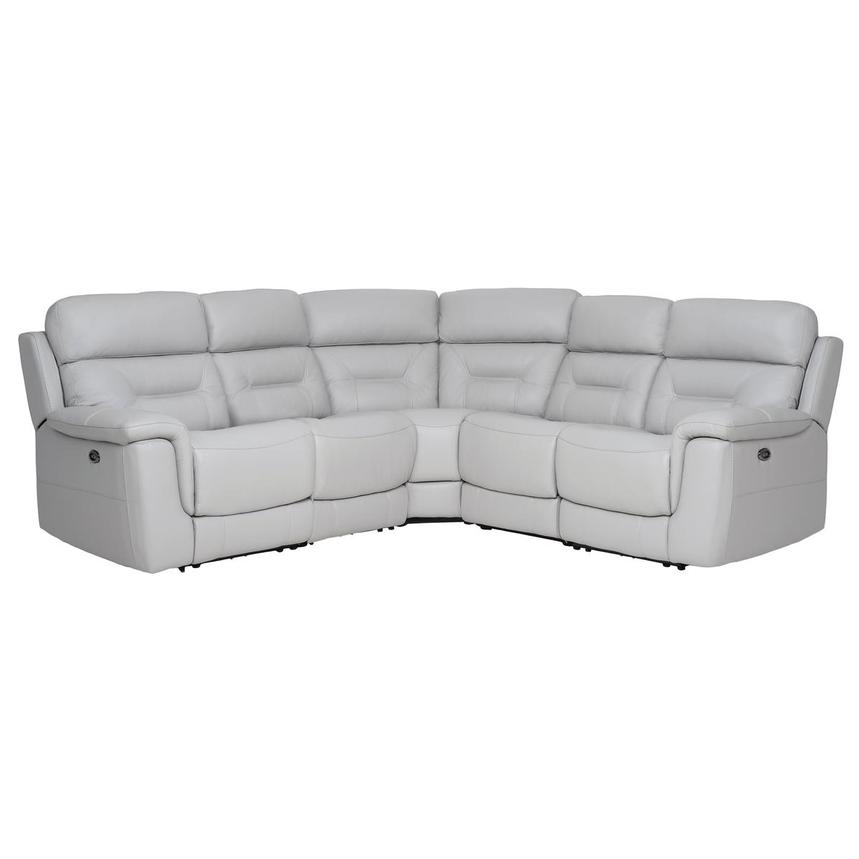 Palmer Leather Power Reclining Sectional with 5PCS/3PWR  main image, 1 of 7 images.