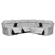 Palmer Leather Power Reclining Sectional with 7PCS/3PWR  alternate image, 2 of 10 images.