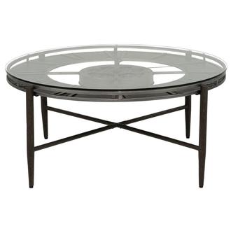 Hereford Silver Clock Coffee Table