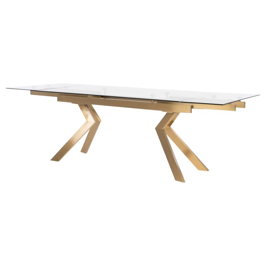Landon Gold Extendable Dining Table alternate image, 2 of 10 images.