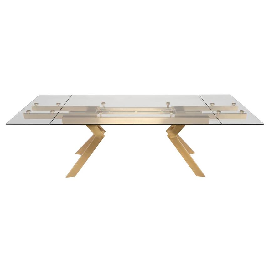 Landon Gold Extendable Dining Table alternate image, 7 of 10 images.