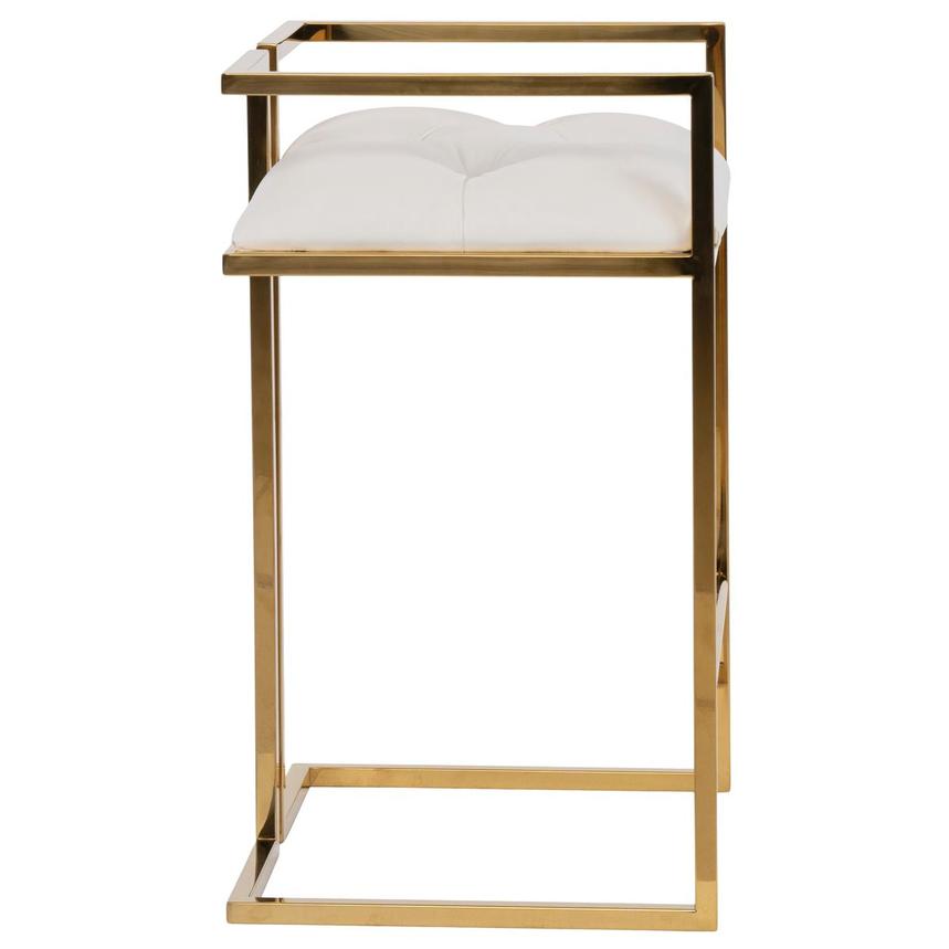 Dixie White/Gold Counter Stool El Dorado Furniture
