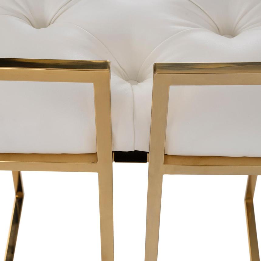 Dixie White/Gold Counter Stool alternate image, 7 of 8 images.
