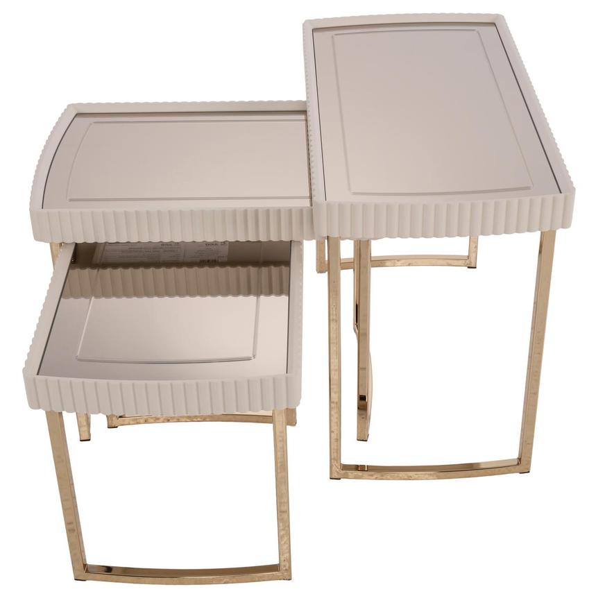 Lainey Cream Nesting Tables Set of 3 alternate image, 7 of 9 images.