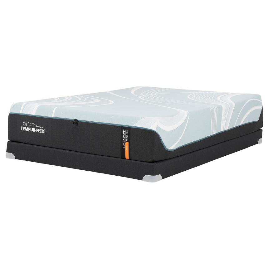LuxeAdapt Firm Queen Mattress w/Low Foundation by Tempur-Pedic main image, 1 of 7 images.