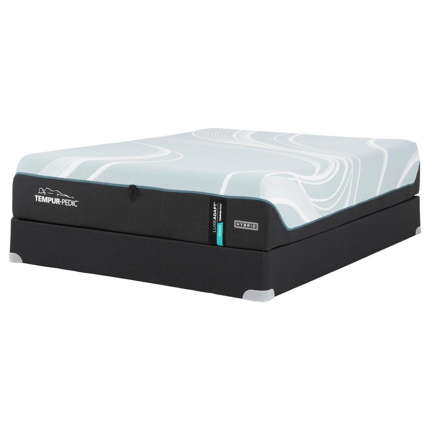 LuxeAdapt Medium Hybrid Queen Mattress w/Regular Foundation by Tempur-Pedic main image, 1 of 4 images.