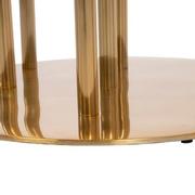 Cascada Gold Round Dining Table  alternate image, 6 of 6 images.