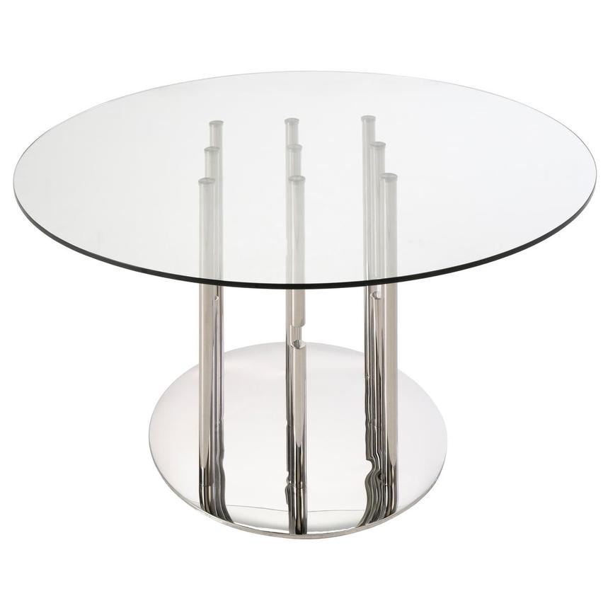 Cascada Silver 5-Piece Round Dining Set  alternate image, 4 of 15 images.
