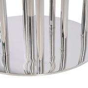 Cascada Silver Round Dining Table  alternate image, 6 of 6 images.