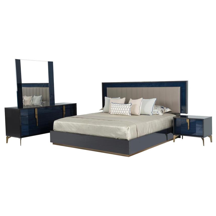 Sapphire 4 Piece King Bedroom Set El Dorado Furniture