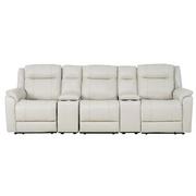 Samuel Home Theater Leather Seating with 5PCS/3PWR  main image, 1 of 9 images.