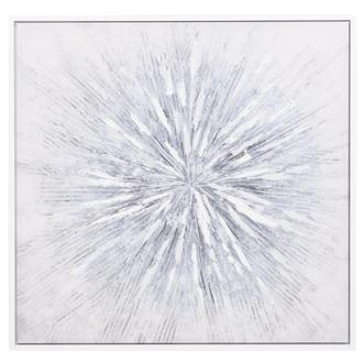 Burst of Blue Canvas Wall Art
