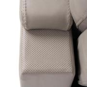 Neptune Gray Leather Power Recliner  alternate image, 13 of 15 images.