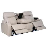 Neptune Gray Leather Power Reclining Sofa  alternate image, 5 of 15 images.