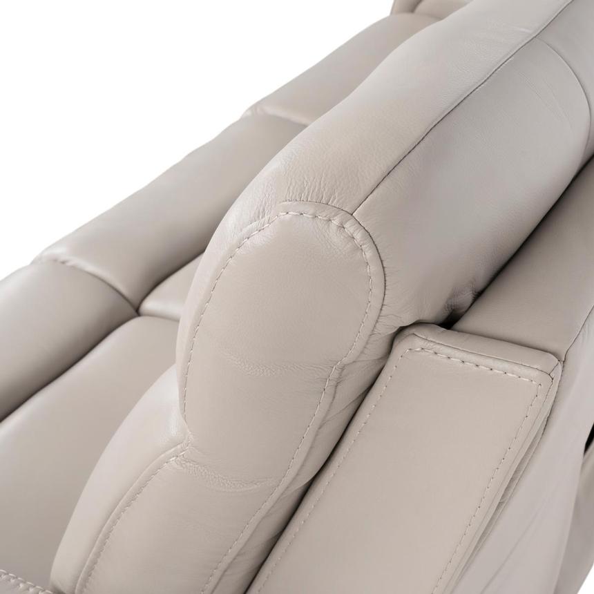 Neptune Gray Leather Power Reclining Sofa  alternate image, 6 of 14 images.
