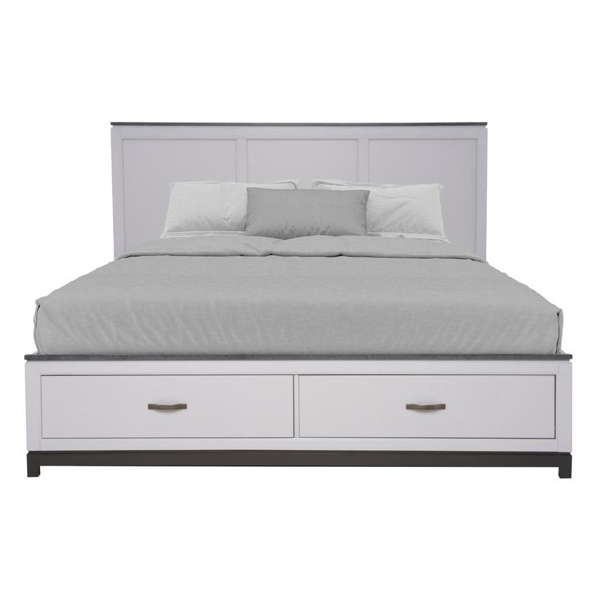 Charlotte Queen Storage Bed  alternate image, 3 of 9 images.