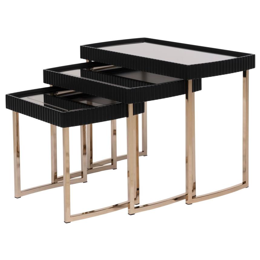 Lainey Black Nesting Tables Set of 3  main image, 1 of 10 images.