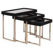 Lainey Black Nesting Tables Set of 3  alternate image, 5 of 10 images.