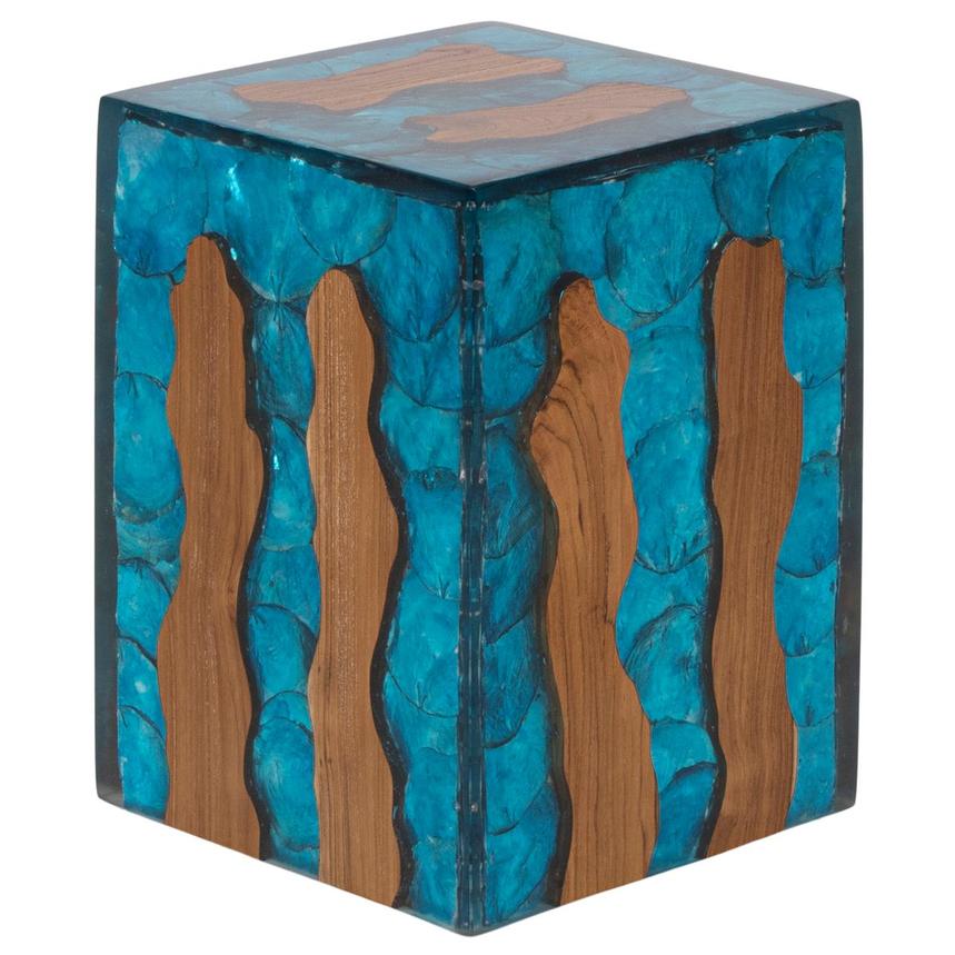 Bandung Blue Side Table  main image, 1 of 5 images.
