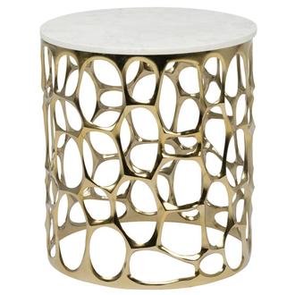 Mario Gold Side Table