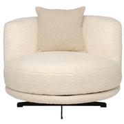 Rhea Cream Swivel Chair  alternate image, 4 of 10 images.