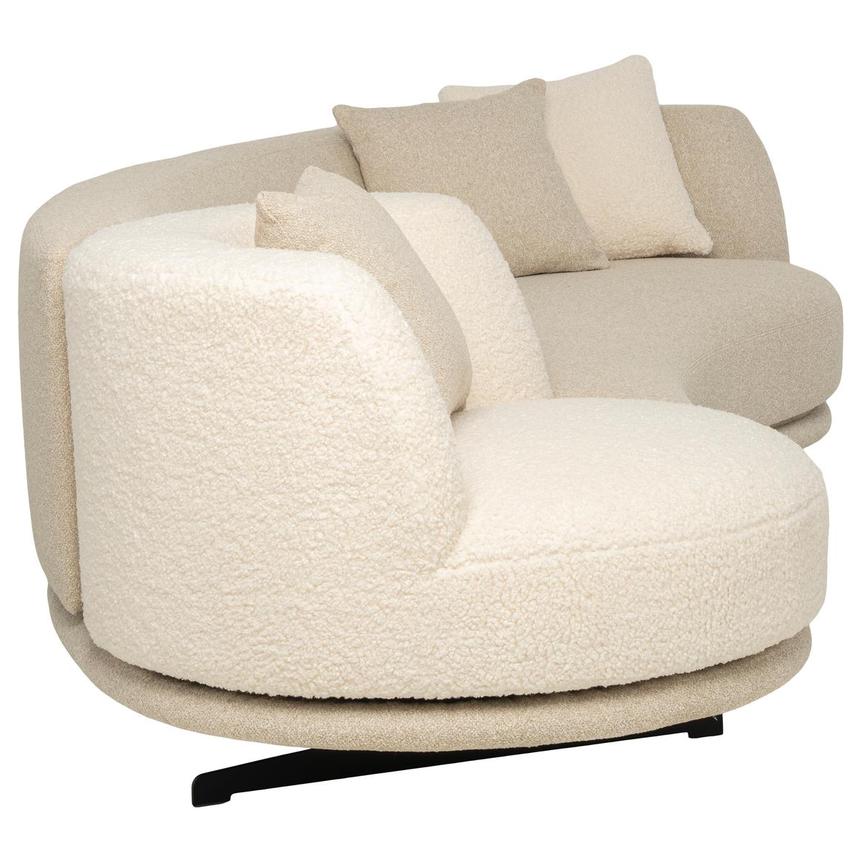 Rhea Cream Swivel Sofa  alternate image, 5 of 12 images.