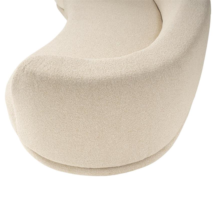 Rhea Cream Swivel Sofa  alternate image, 10 of 12 images.