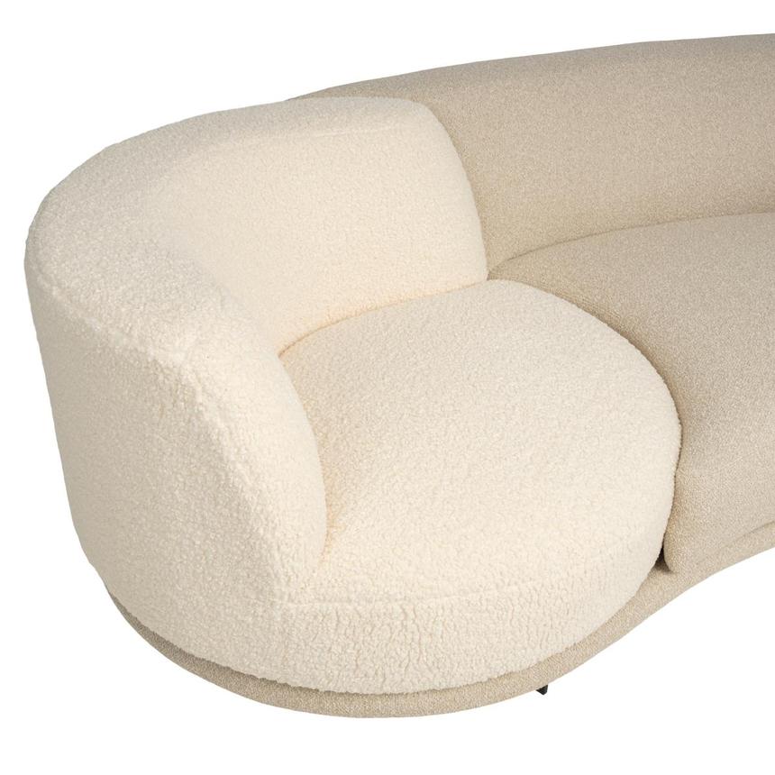 Rhea Cream Swivel Sofa  alternate image, 8 of 13 images.