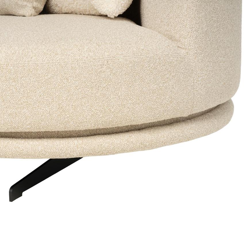 Rhea Cream Swivel Sofa alternate image, 11 of 12 images.