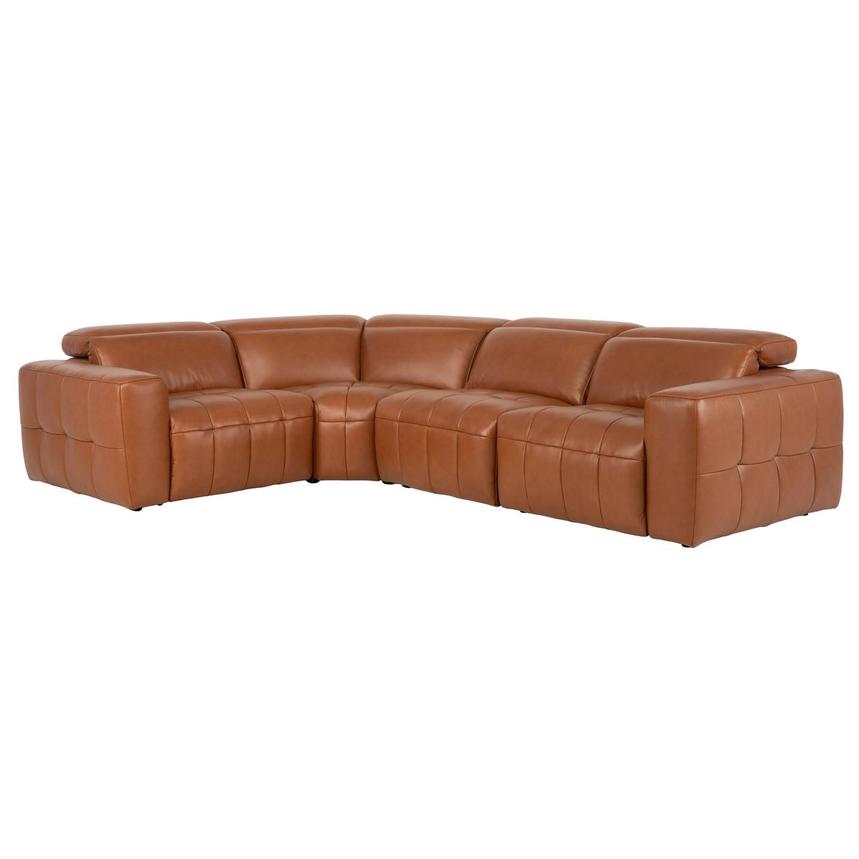 Chai Leather Power Reclining Sectional with 4PCS/2PWR El Dorado
