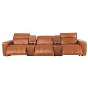Chai Home Theater Leather Seating with 5PCS/3PWR  alternate image, 2 of 10 images.
