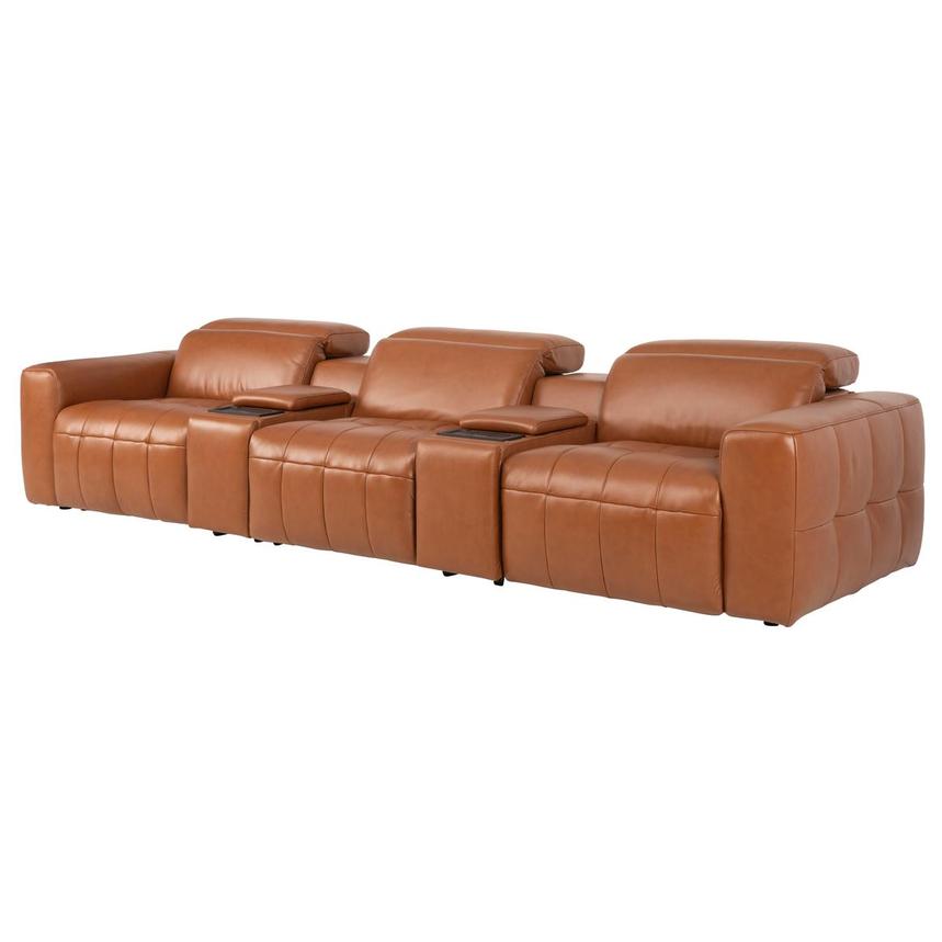 Chai Home Theater Leather Seating with 5PCS/3PWR | El Dorado