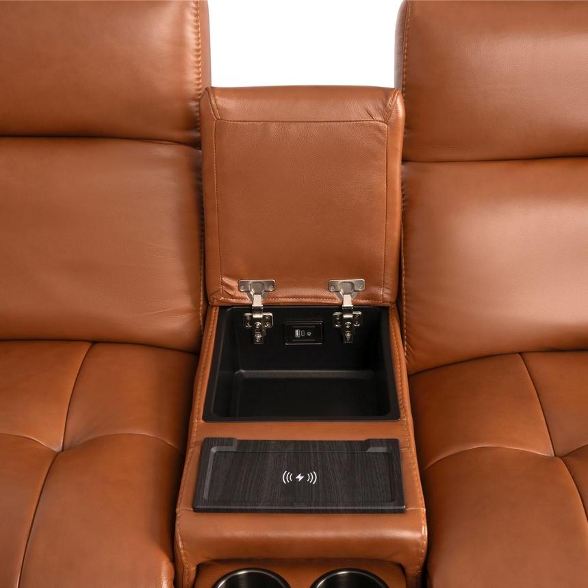 Chai Leather Power Reclining Sectional with 6PCS/3PWR alternate image, 6 of 12 images.
