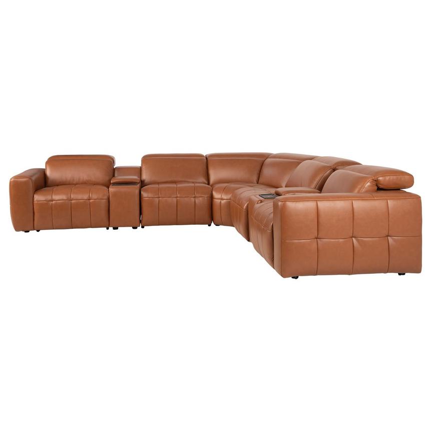 Chai Leather Power Reclining Sectional with 7PCS/3PWR  alternate image, 3 of 11 images.