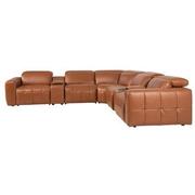 Chai Leather Power Reclining Sectional with 7PCS/3PWR  alternate image, 3 of 11 images.