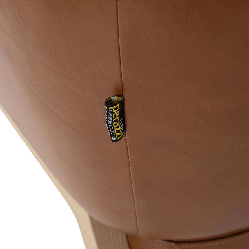 Giada Tan Leather Accent Chair  alternate image, 8 of 8 images.