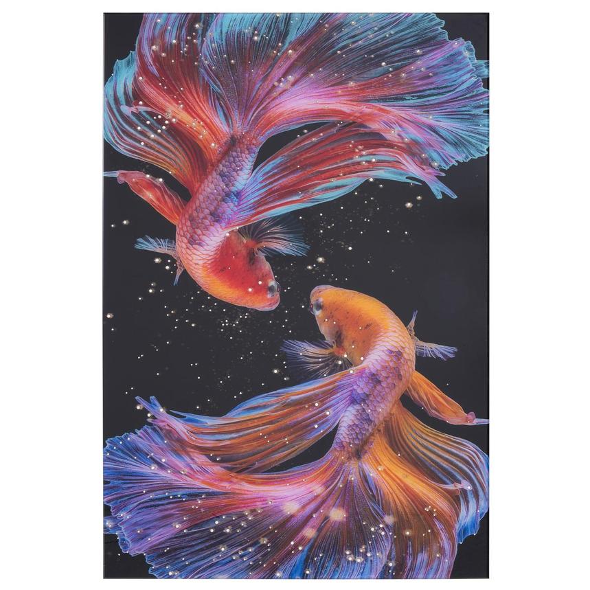 Betta Multicolor Acrylic Wall Art  main image, 1 of 3 images.