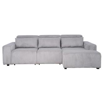 Flow Gray Sliding Sofa w/Right Chaise