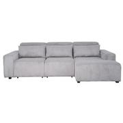 Flow Gray Sliding Sofa w/Right Chaise  main image, 1 of 11 images.