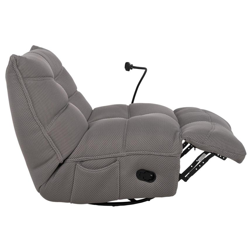 Wyatt Gray Swivel Glider Recliner  alternate image, 4 of 13 images.