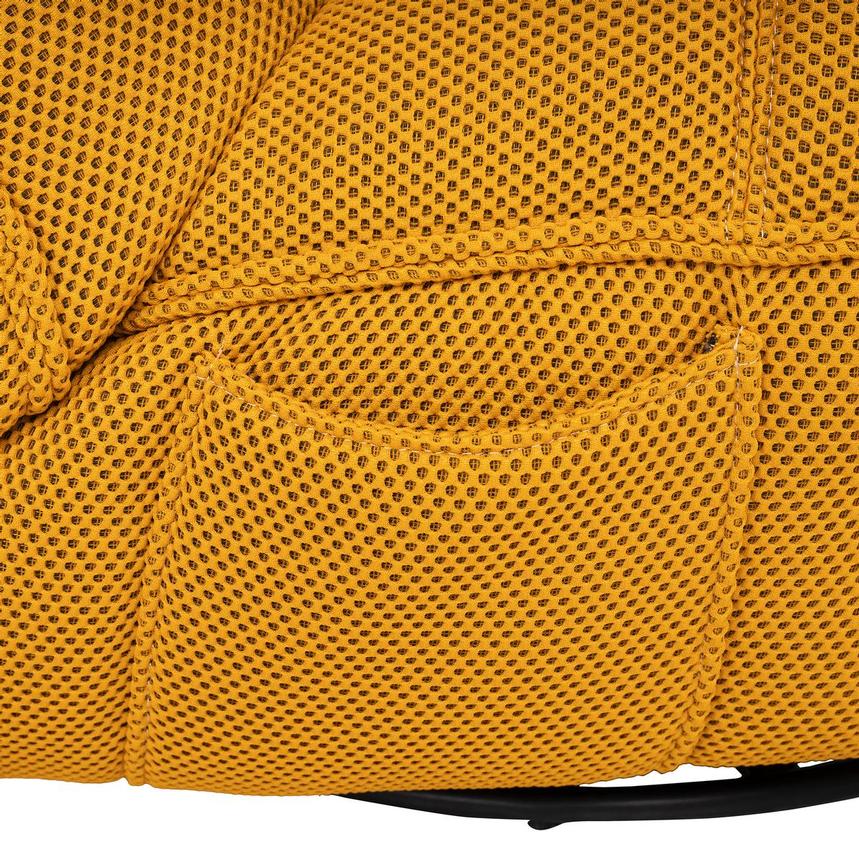 Wyatt Yellow Swivel Glider Recliner  alternate image, 11 of 13 images.