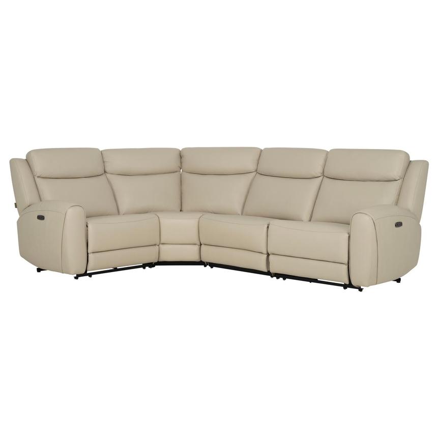 Miata Leather Power Reclining Sectional with 4PCS/2PWR  main image, 1 of 10 images.