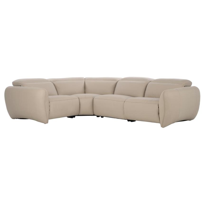 Baloo Leather Power Reclining Sectional with 4PCS/2PWR main image, 1 of 7 images.
